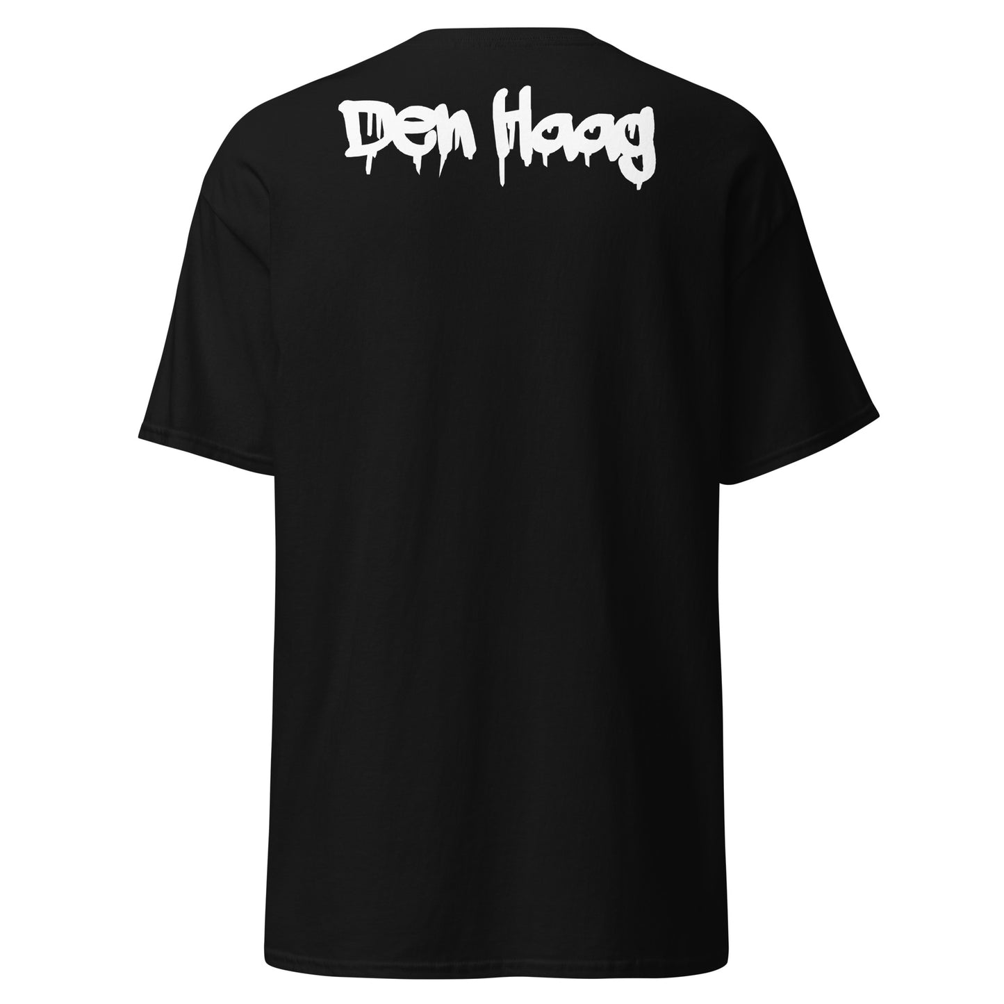Den Haag Vierkant Vlag T-shirt(geborduurd)