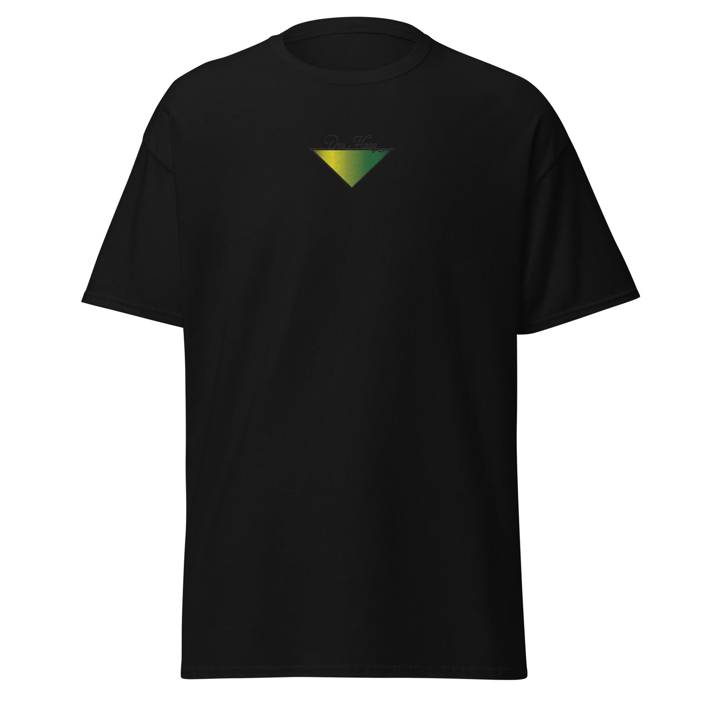 Den Haag Driehoek Vlag T-shirt(geborduurd)
