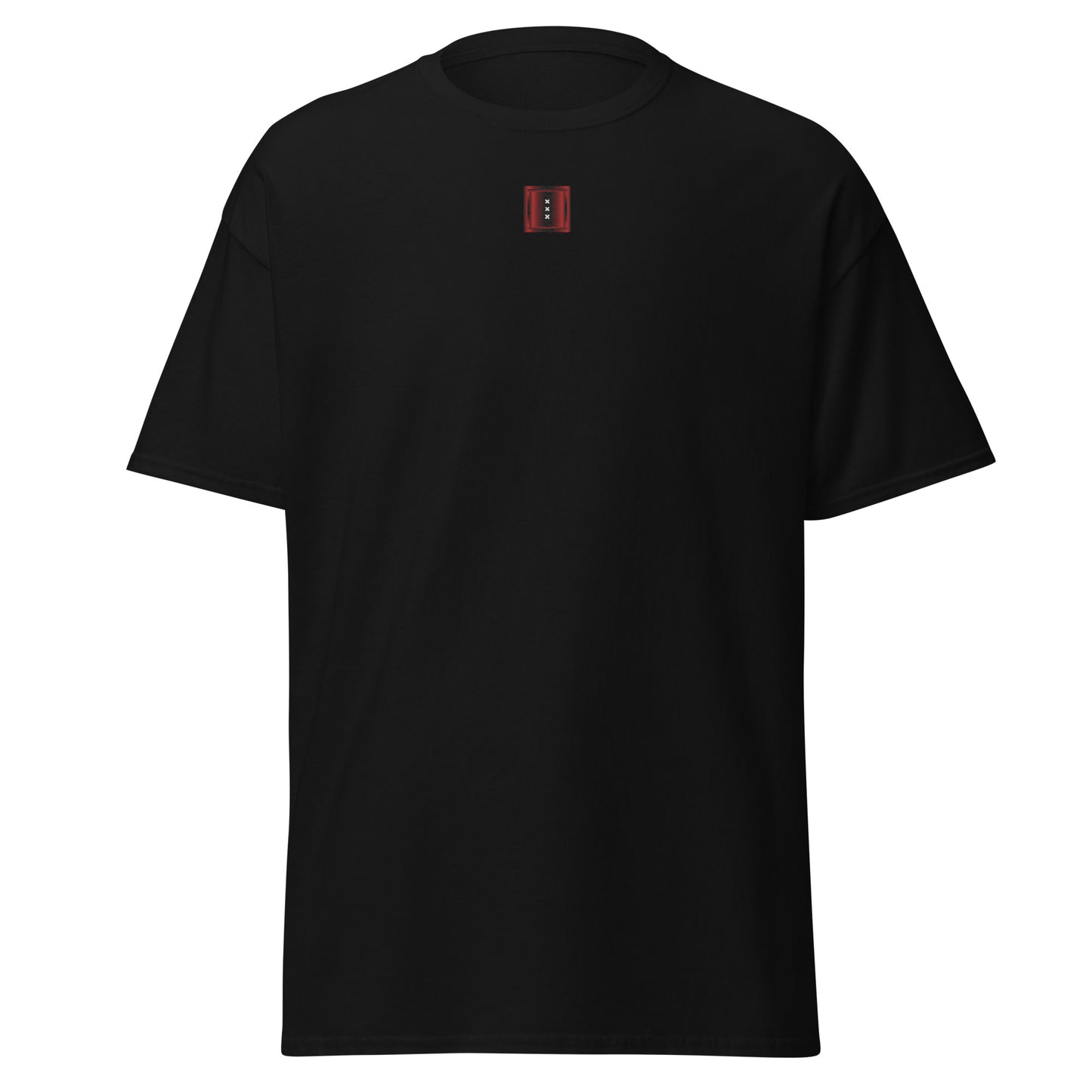 Amsterdam Vierkant Vlag T-shirt(geborduurd)
