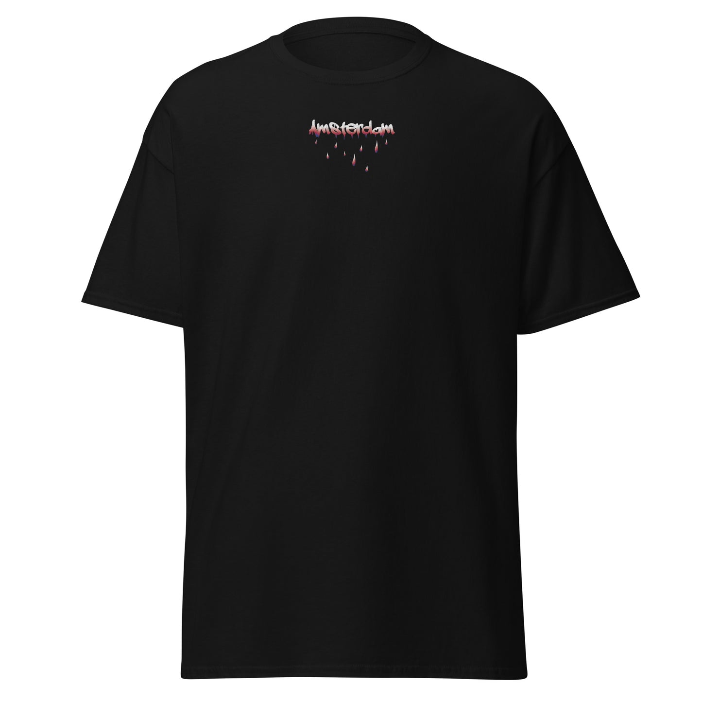Amsterdam Drip T-shirt(geborduurd)