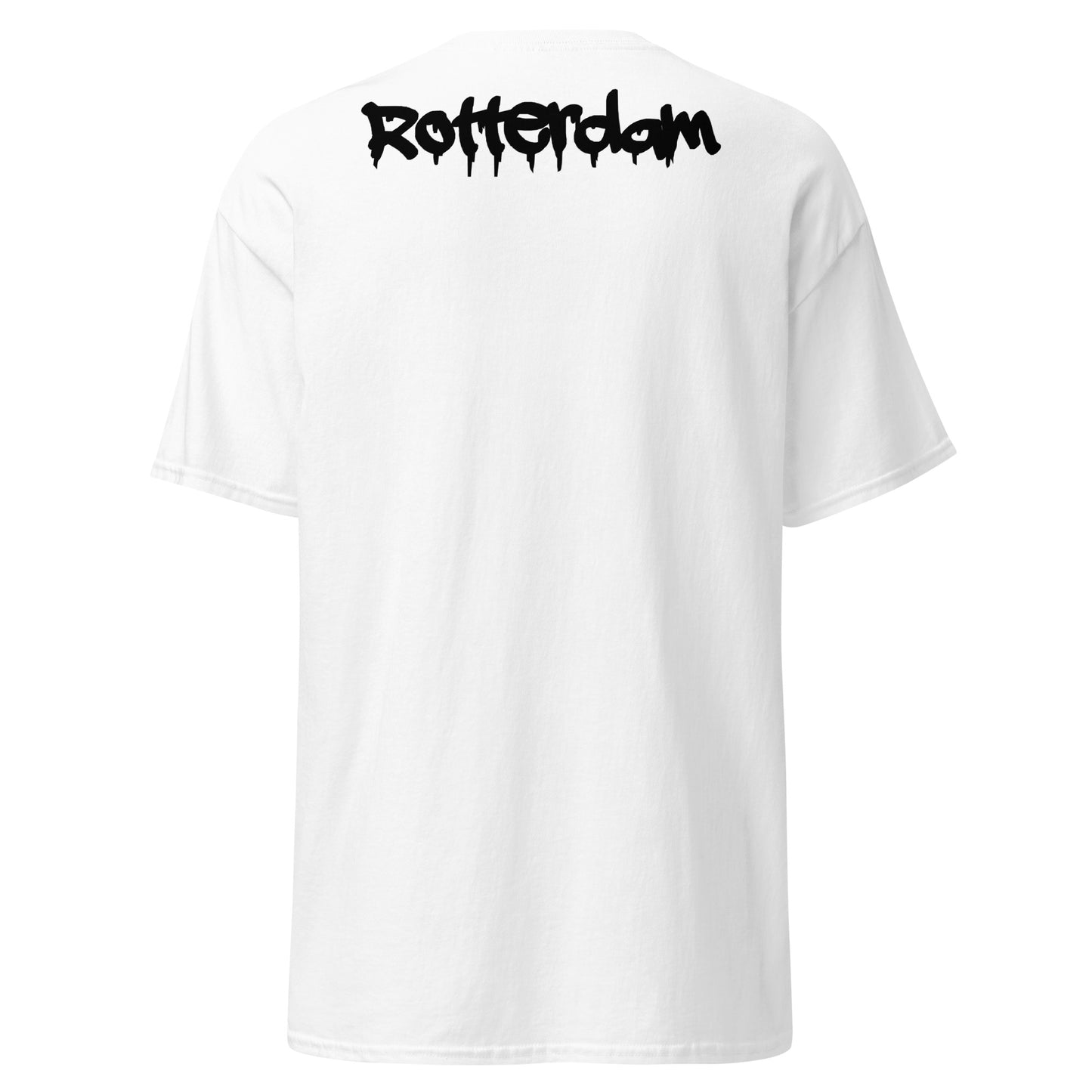 Rotterdam Driehoek Vlag T-shirt(geborduurd)