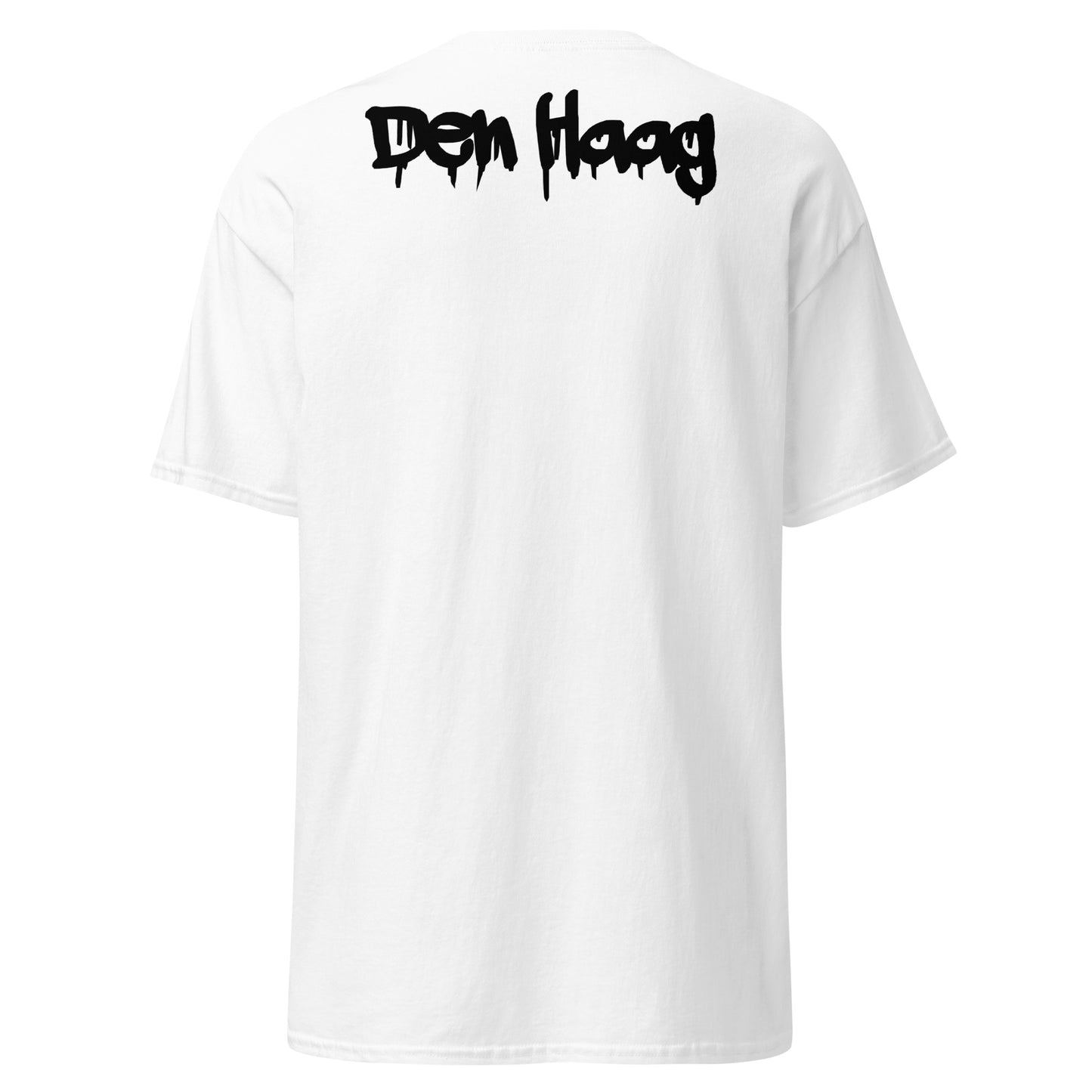 Den Haag Driehoek Vlag T-shirt(geborduurd)