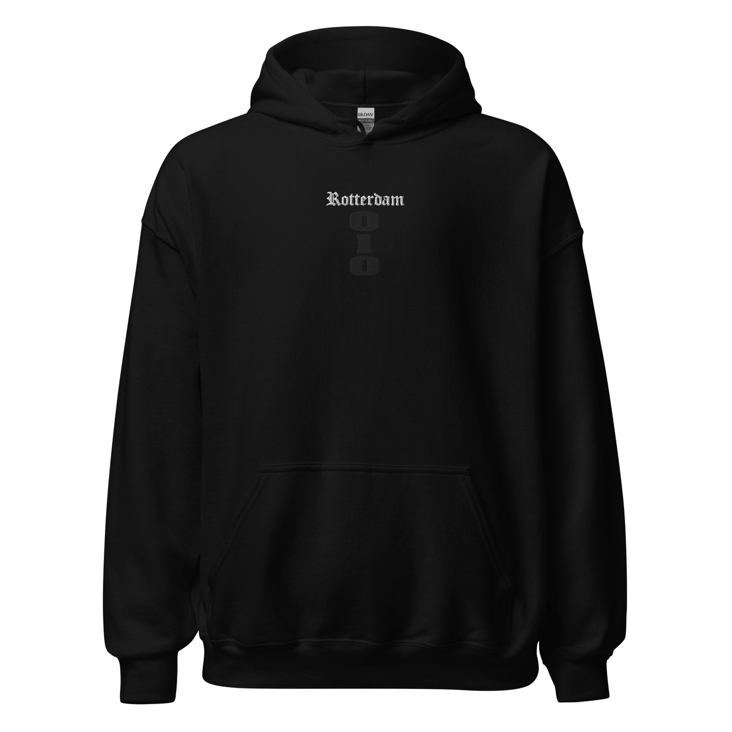 Rotterdam 010 Hoodie(geborduurd)